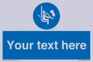 Custom Mandatory: Open safety bar of chairlift